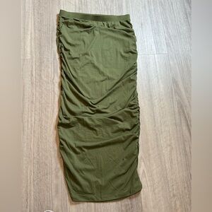 Green skirt